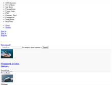 Tablet Screenshot of boats.oxyclassifieds.com
